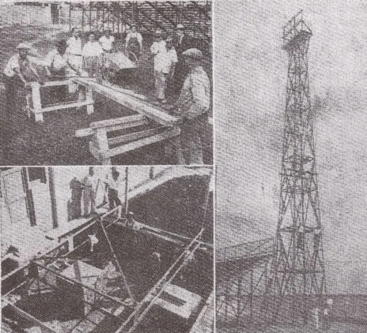Las seis torres construidas tenían 25,50 metros de altura y fueron una postal durante muchos años de historia sabalera.