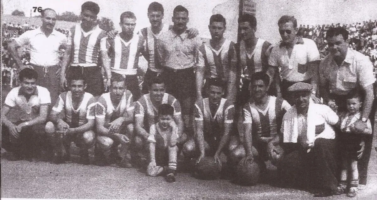 Unión finalizó tercero en el año de sus bodas de oro. Año 1957