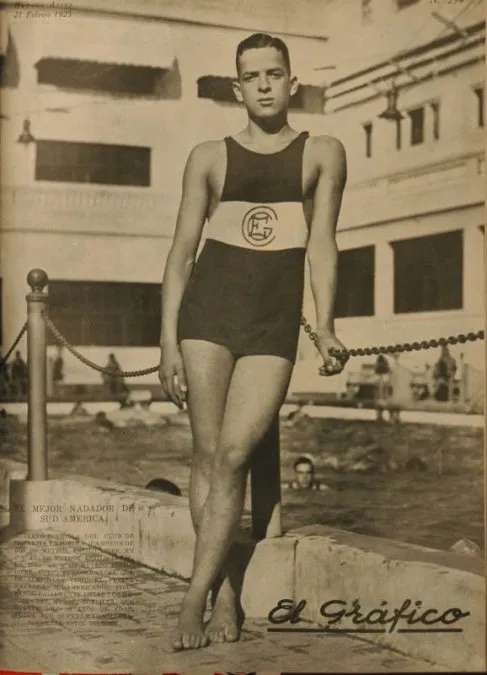 Alberto Zorrilla - Tapa de la Revista el Gráfico, en el año 1925.