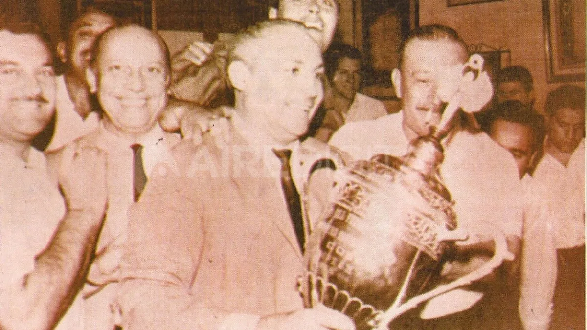 Ítalo Giménez, presidente de la institución en 1964 y gran responsable de la negativa por la revancha.