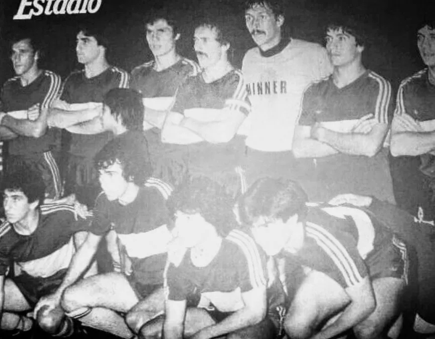 La formación de Boca que goleó a River en el Superclásico del Metropolitano '81, disputado hace 40 años.