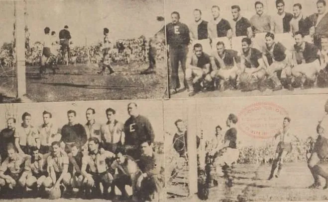 Colón, ante Quilmes, por la Primera B del año 1952.