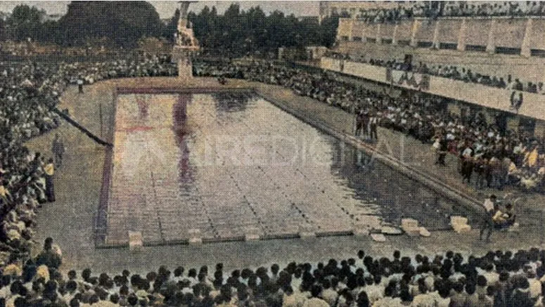 La pileta olímpica de Unión fue un salto importantísimo de calidad en el club. En 1955, el 9% de la ciudad era socio de la institución.