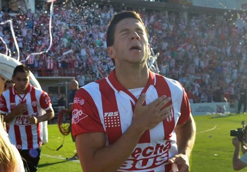 Diego Barisone, en el Estadio 15 de Abril. Año 2014.