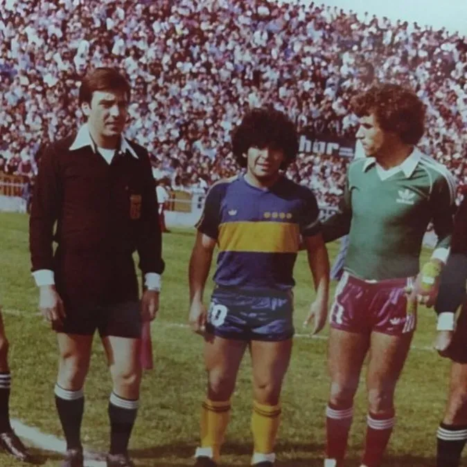 Foto a color tomada en el 15 de Abril. 14 de junio de 1981 (Unión 2-0 Boca)