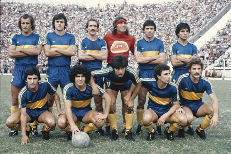 Formación de Boca Juniors, en el año 1981.